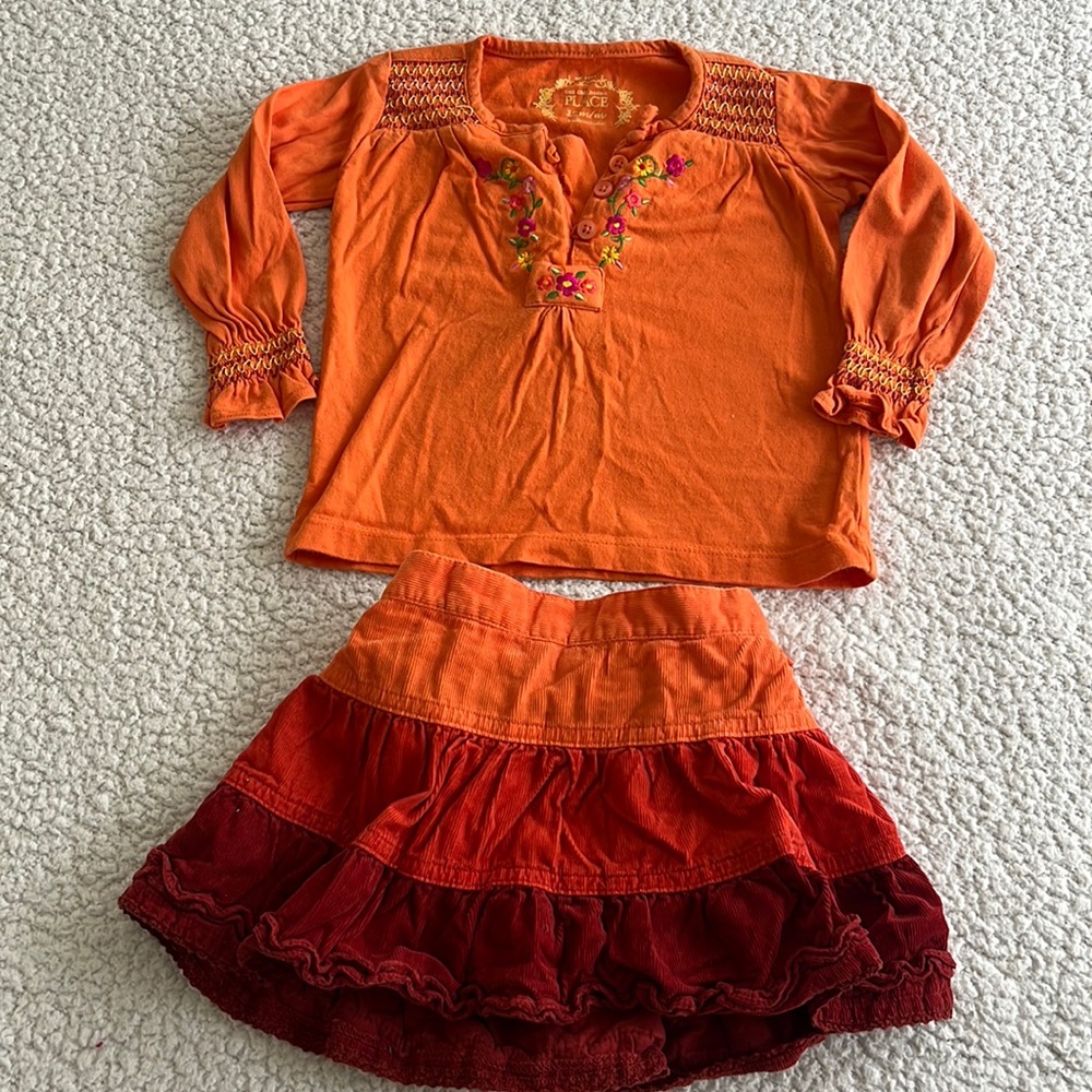 🟠12 months girl, outfit size Brand  the children’s Place